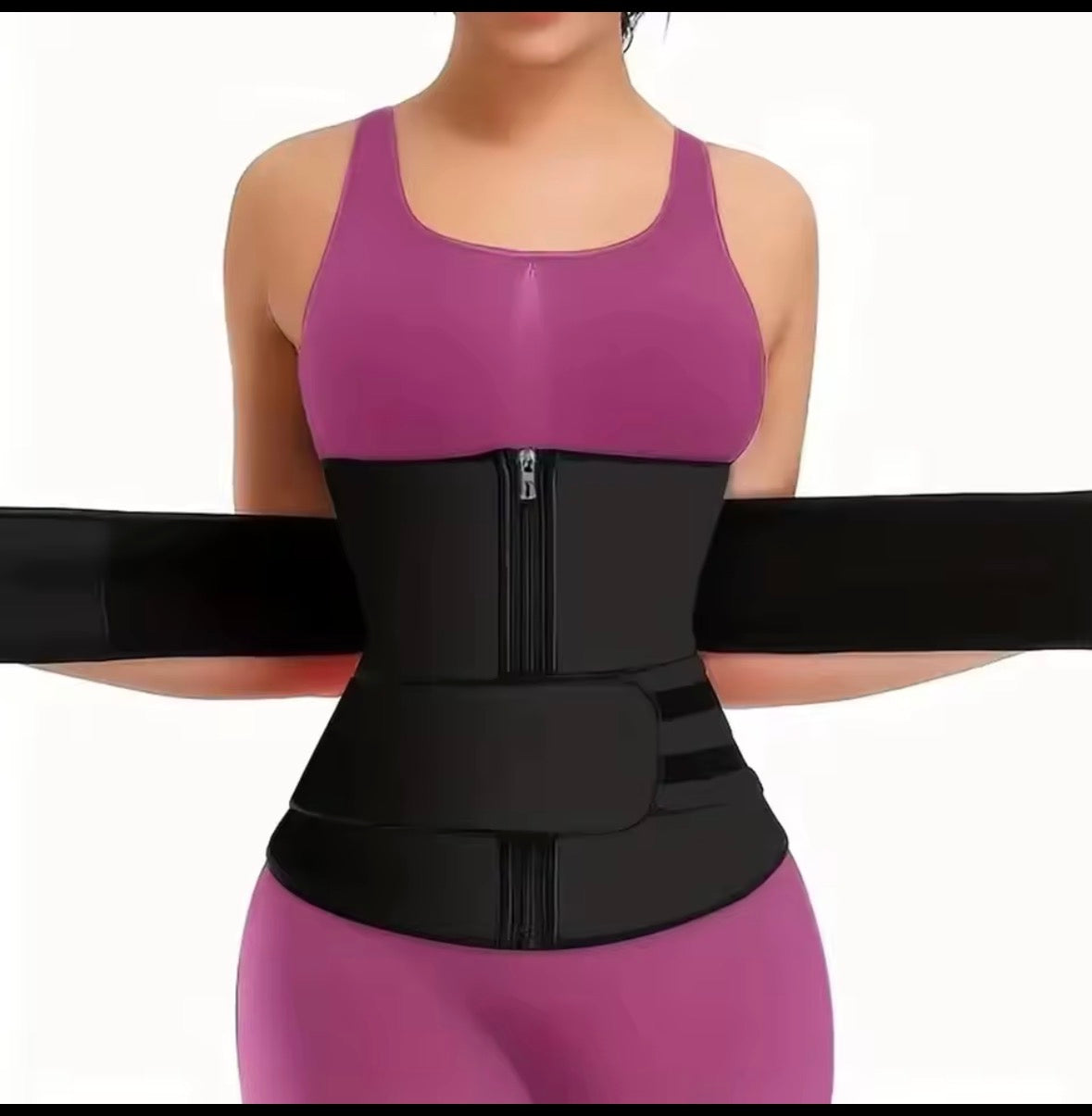 Sweat Waist Trainer Belt – Tummy Control Slimming Shaper