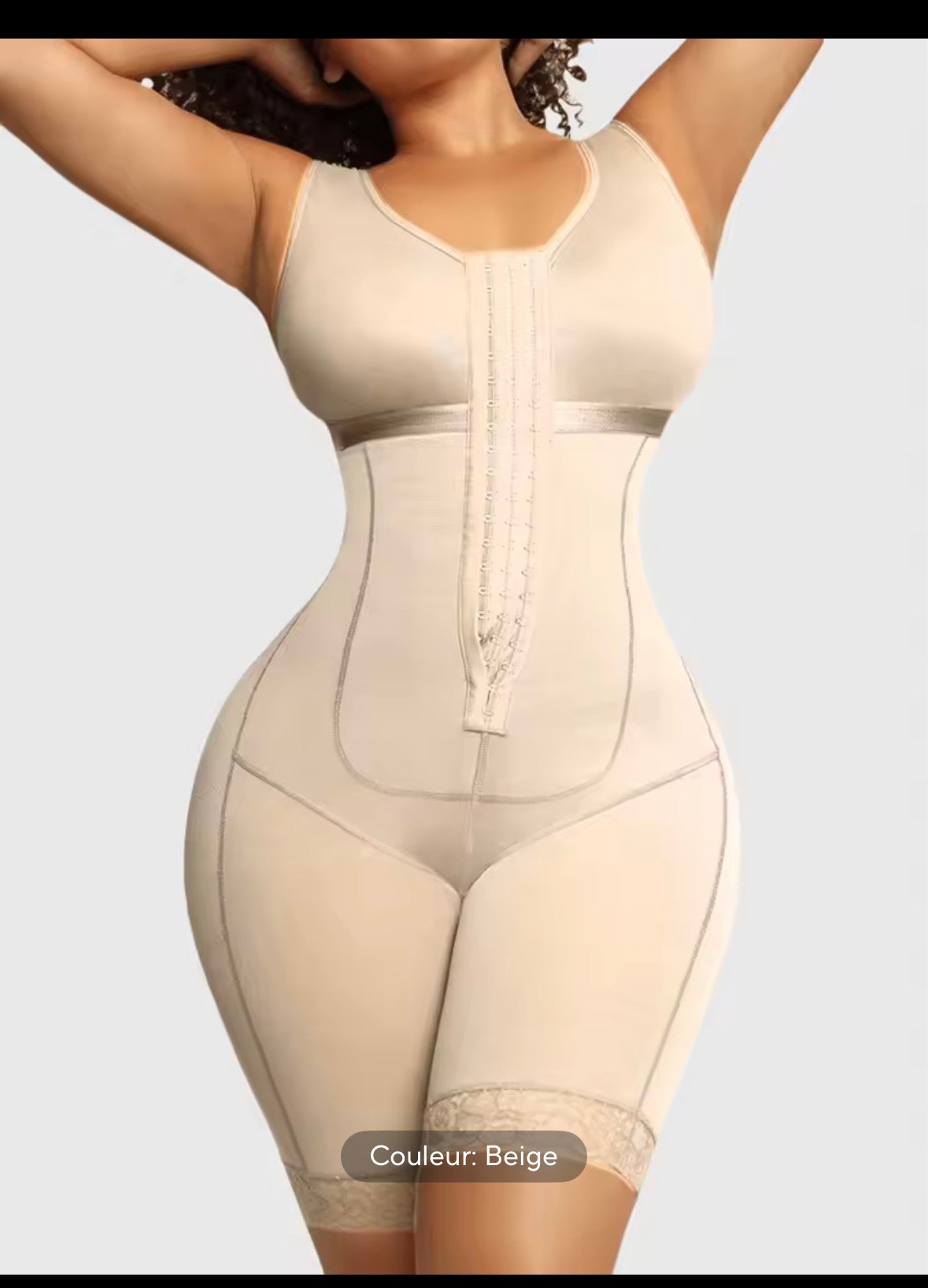 Women Waist Trainer Shapewear – High Compression Body Shaper Bodysuit